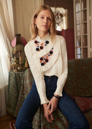 Sezane manoush andrea blouse - sezane,
