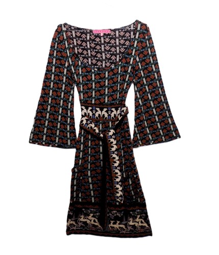 Manoush midi kleid multicolore - manoush,
